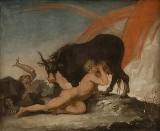 Ymir Suckling the Cow Audhumla