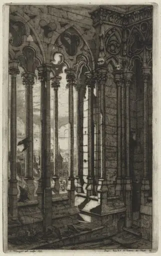 La galerie Notre-Dame, Paris (The Gallery of Notre Dame, Paris)