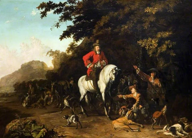Huntsmen with Dogs