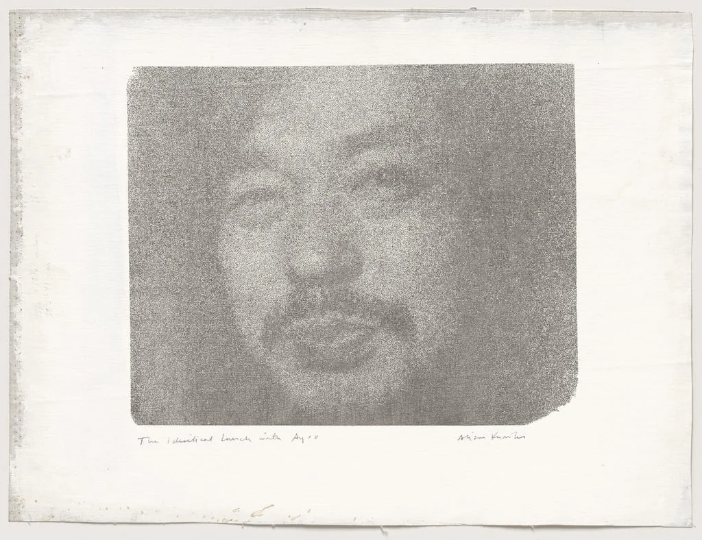 Untitled, by Alison Knowles, ink, 1968