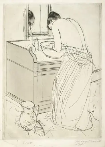 Woman Bathing