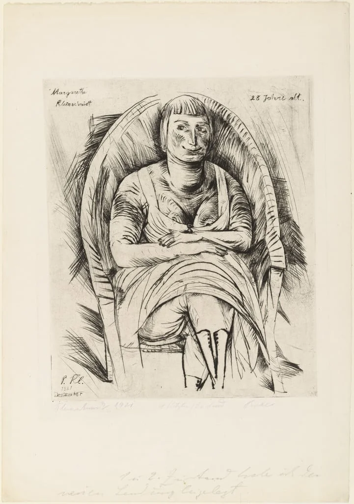 Untitled, by Paul Kleinschmidt, ink, 1921
