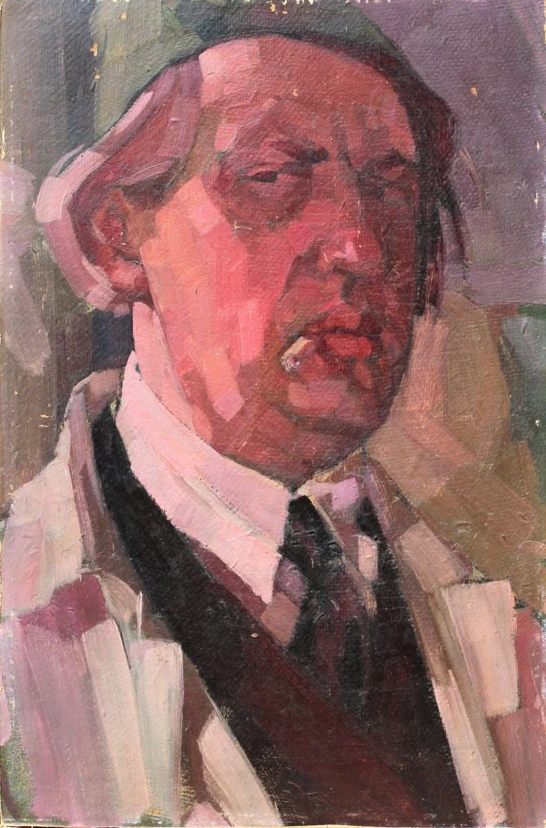 Autoportret, by Aurel Popp, 1929