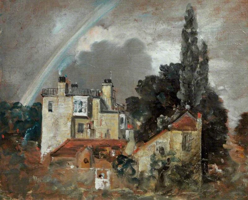 The Grove, or Admiral's House, Hampstead, by John Constable, unspecified, 1821