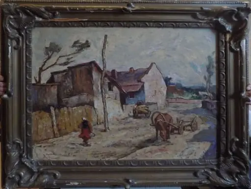 Uliță cu căruțe