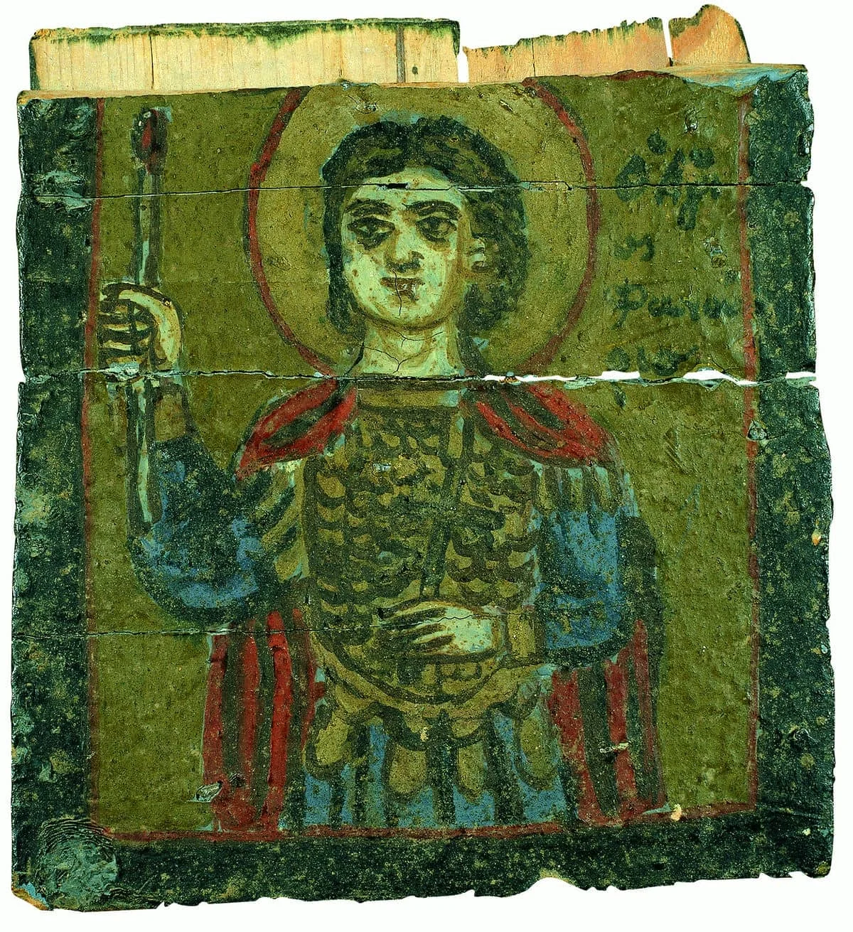 Άγιος Φανούριος, by Theofilos (Hadjimichail), 1912