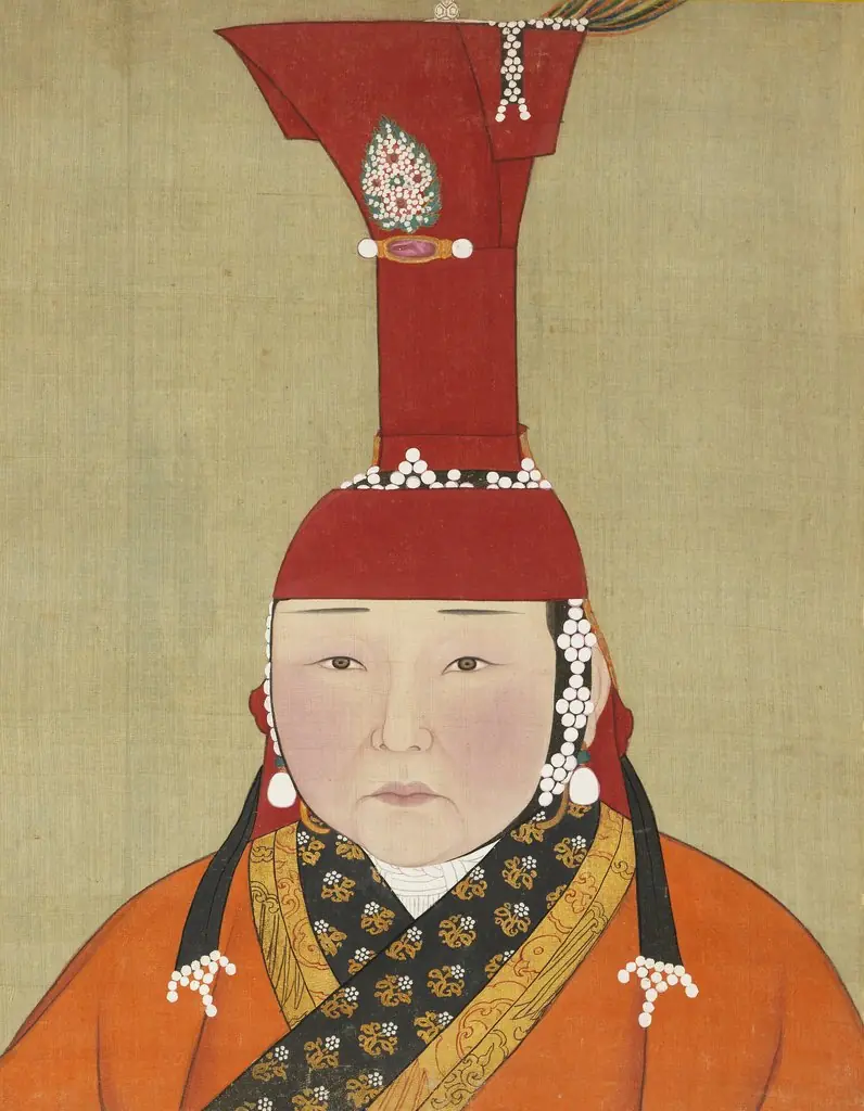 元代后半身像册-后妃（4）