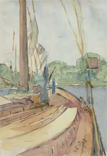The Deck of a Dutch Yacht