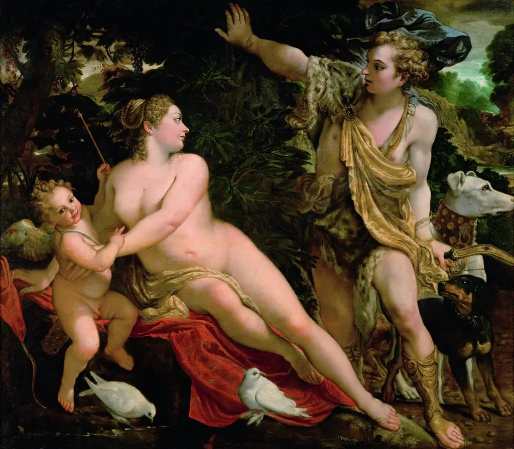 Venus, Adonis and Cupid