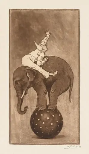 Elephant and Clown (L'Elephant et le Clown)