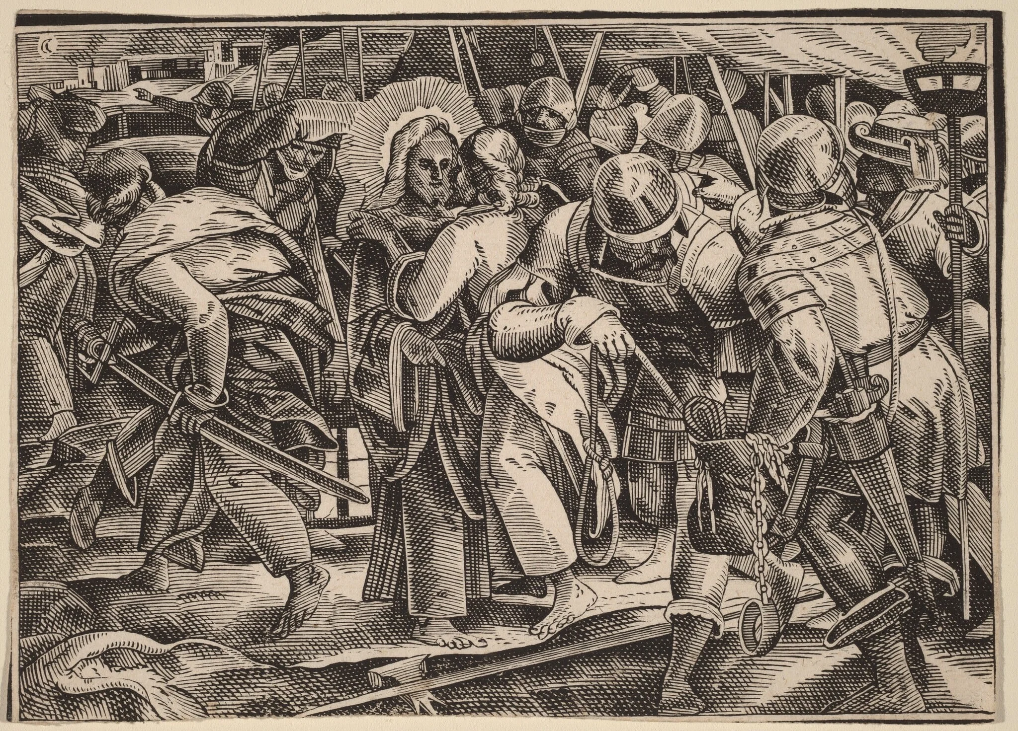 Christ Tells His Disciples of the Last Judgment, by Christoph Murer, ink, 1630
