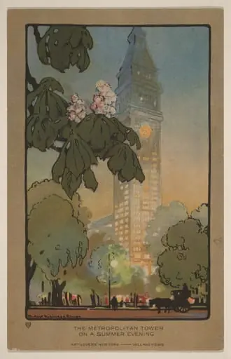 The Metropolitan Tower on A Summer Evening