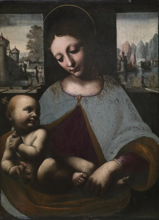 Virgin and Child, by Leonardo da Vinci, unspecified, 1500