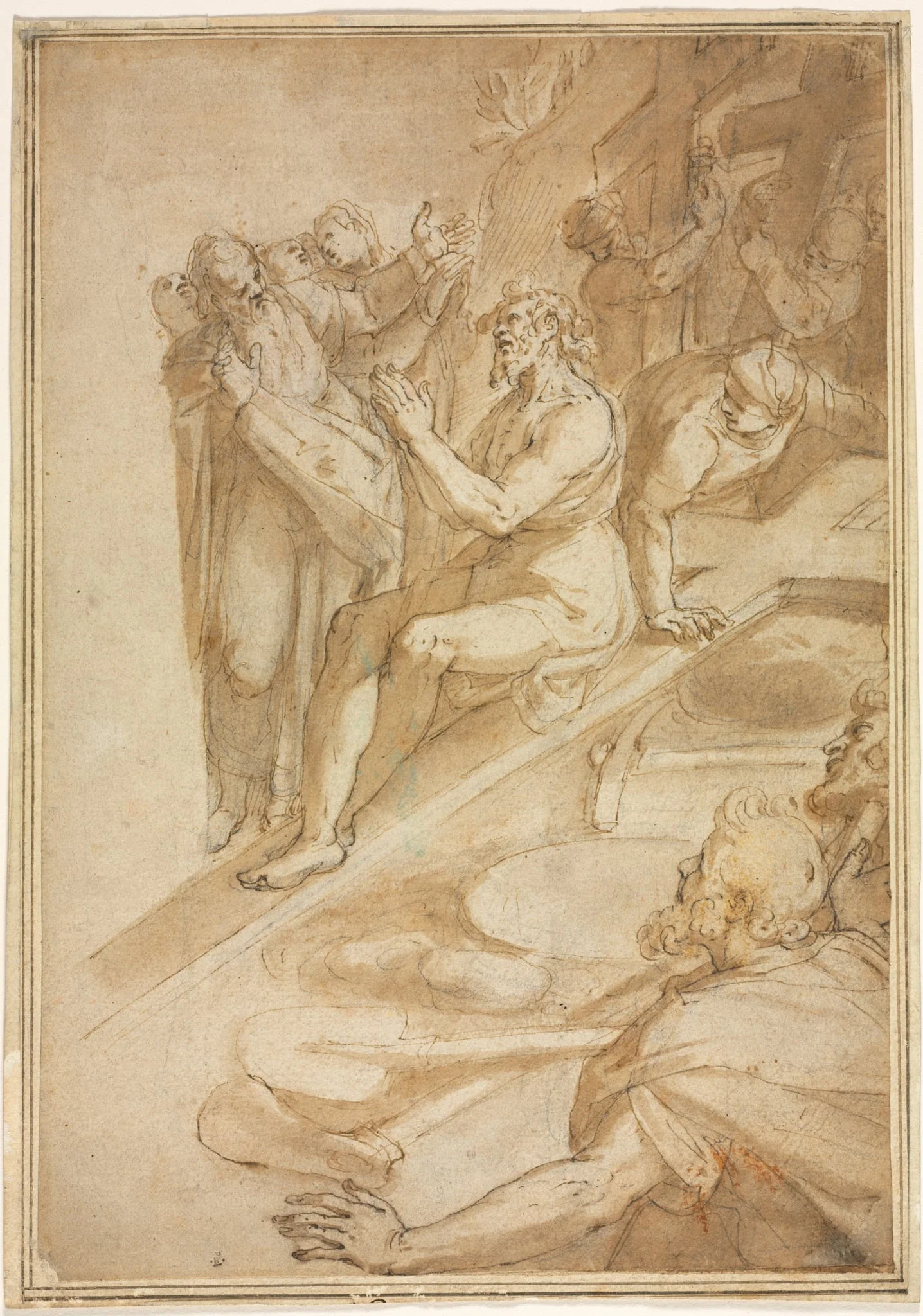 The Verification of the True Cross, by Filippo Bellini, 1590
