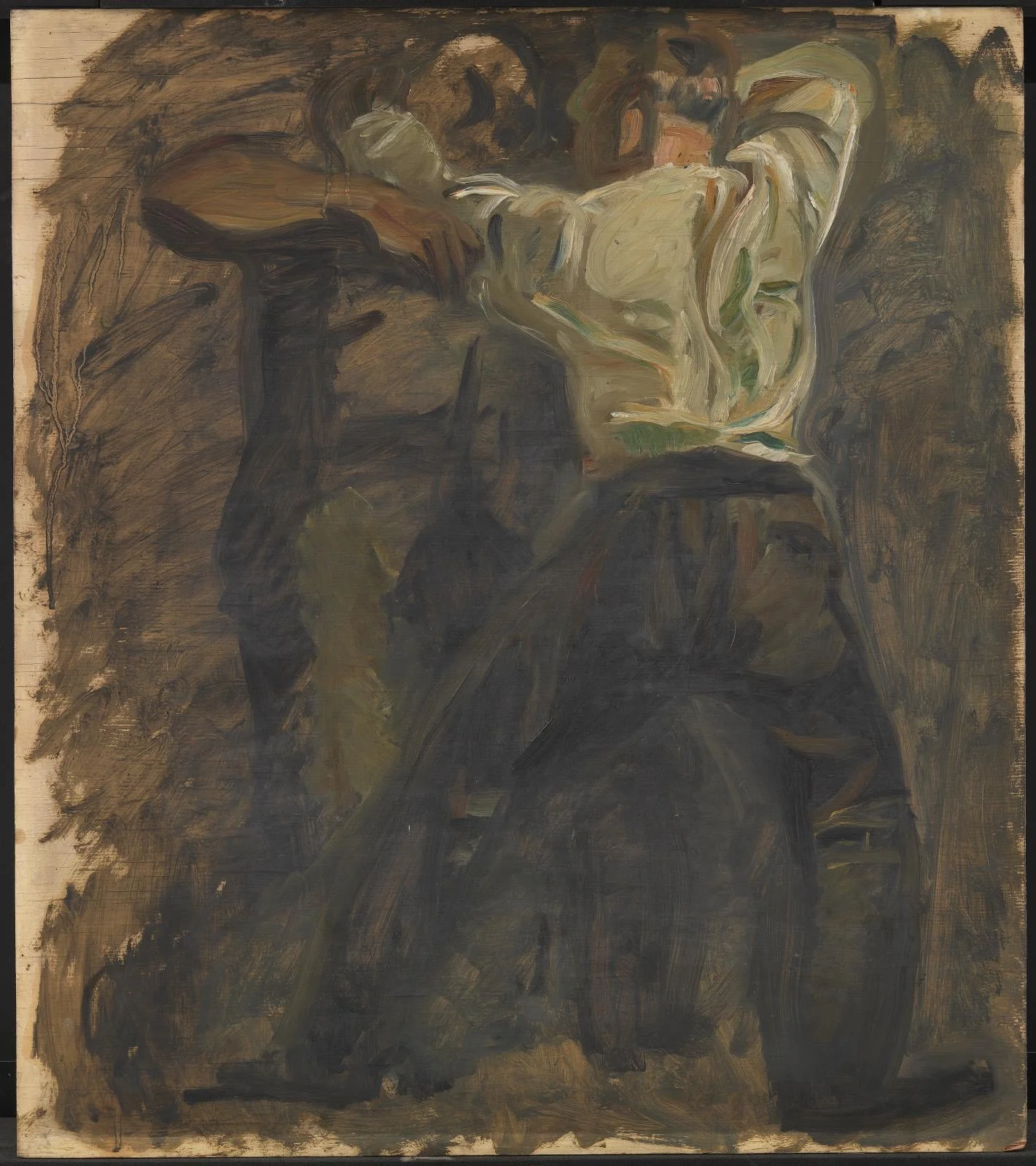 Two Men Fighting, by Unknown, 1850