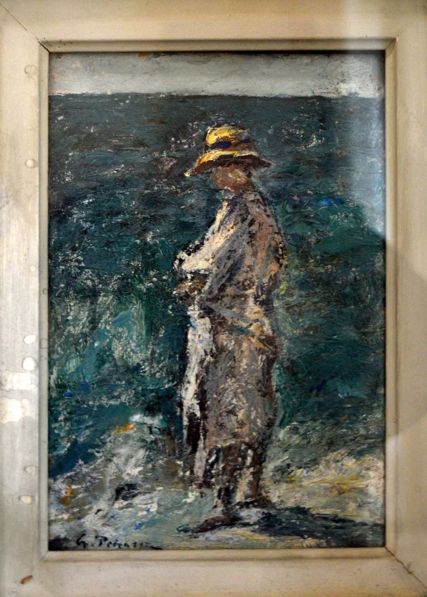 Femeie pe malul mării, by Gheorghe Petrașcu, unspecified