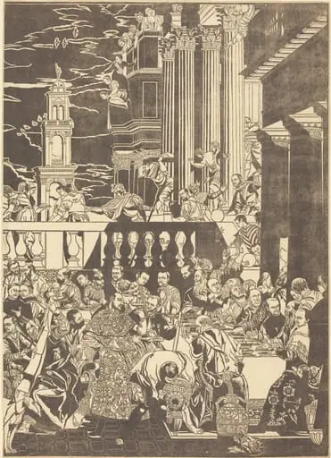 The Marriage at Cana [right plate]