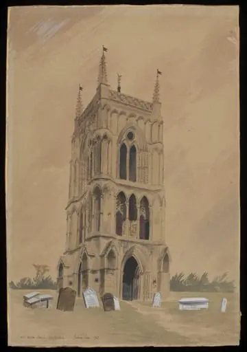 The bell tower, St. Mary's Church, West Walton near Wisbech