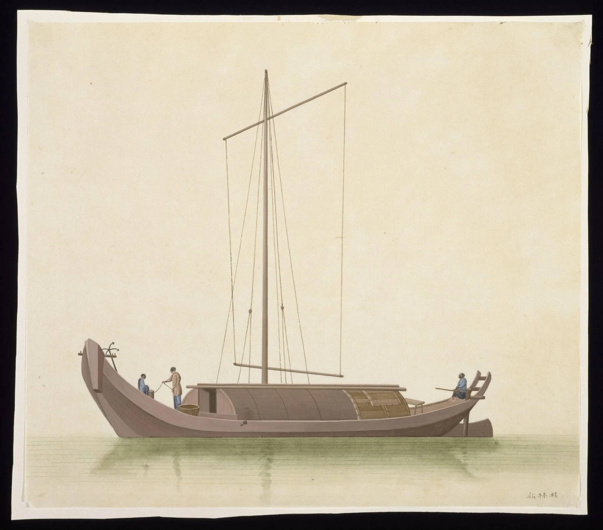 Guilin Boat, by Unknown, paint, 1810