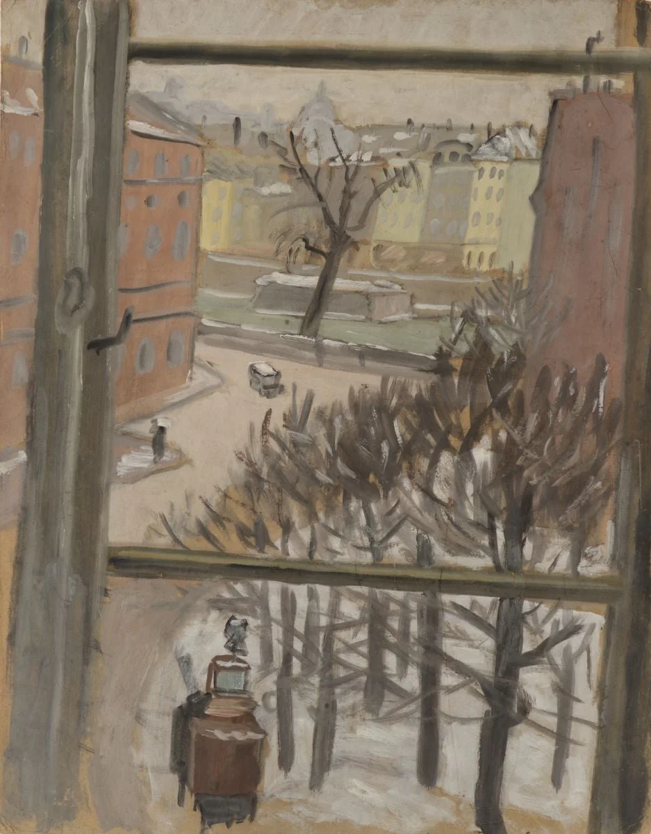 Place Dauphine - Paris, by Theodor Pallady, 1921
