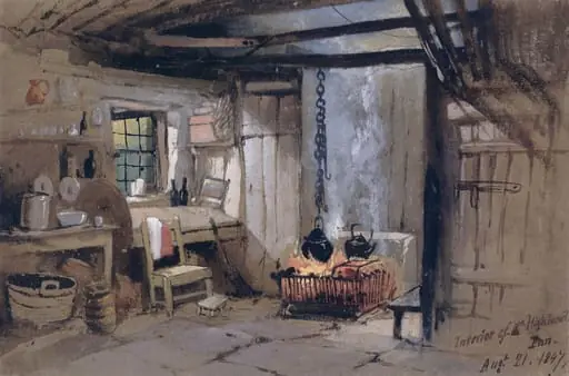 Interior of a Highland Inn
