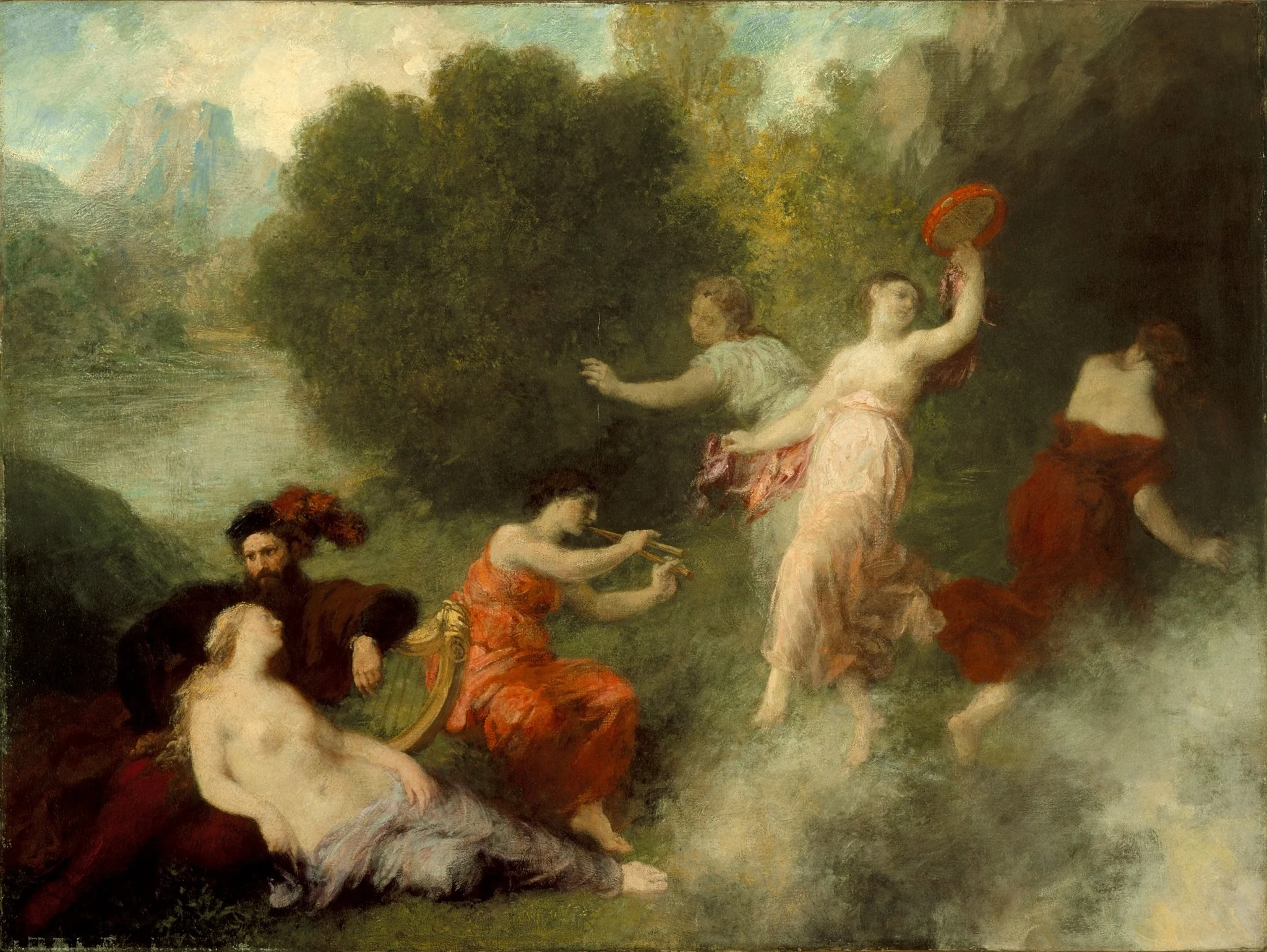 Tannhäuser on the Venusberg, by Henri Fantin-Latour, unspecified, 1864