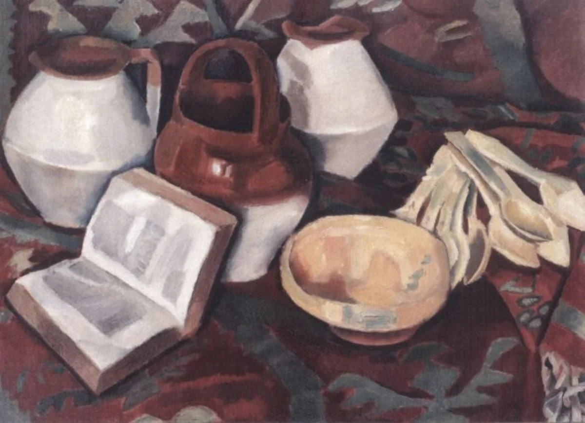 Natură statică cu ulcele, by Iosif Iser, unspecified, 1929