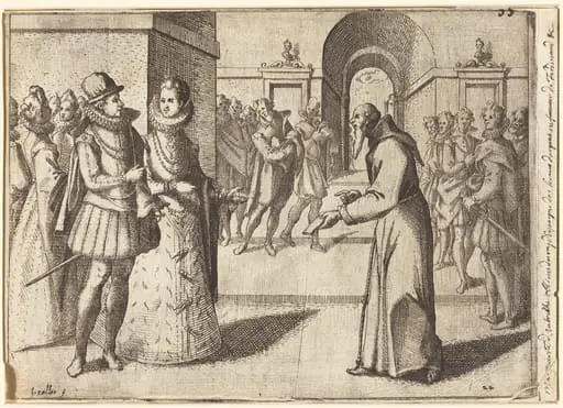A Capucin bringing thanks of the King of Bavaria [recto]