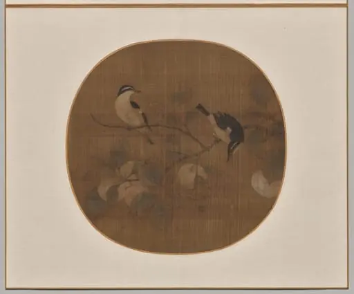 Birds on a Peach Branch