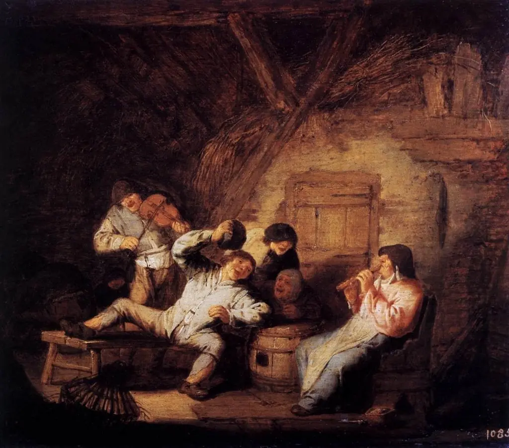 Rustic Concert with Pipe and Violin