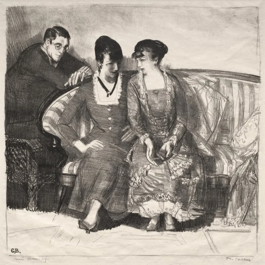 Emma, Elsie and Gene, by George Bellows, 1921