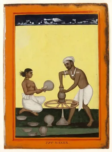 A potter and his wife