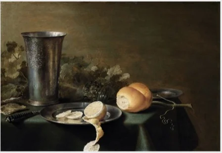 A Breakfast-piece, by Pieter Claesz, unspecified, 1637