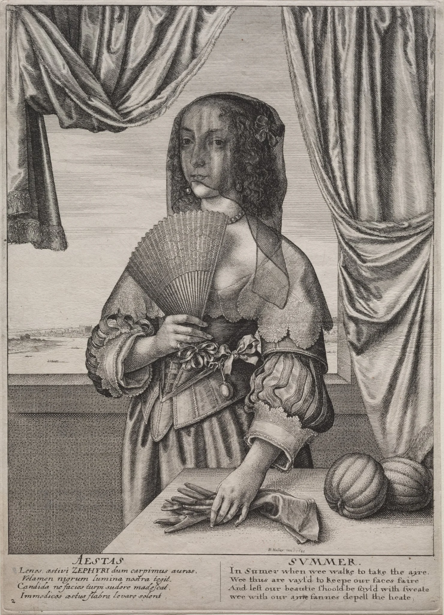 The Four Seasons, by Wenceslaus Hollar, 1641