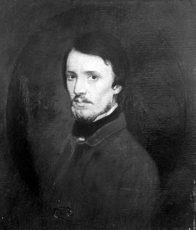 Study for a Self-Portrait, by Sanford Robinson Gifford, oil, 1848