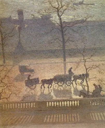 View of London: bank along the Thames