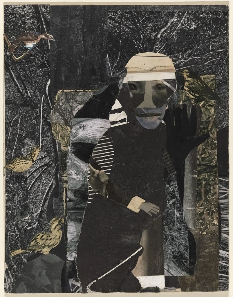 Untitled, by Romare Bearden, gouache, 1964