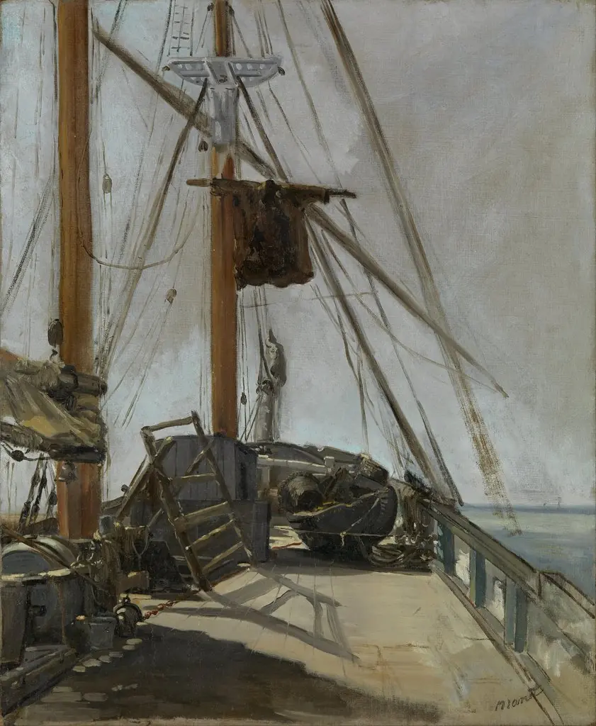 The ship's deck