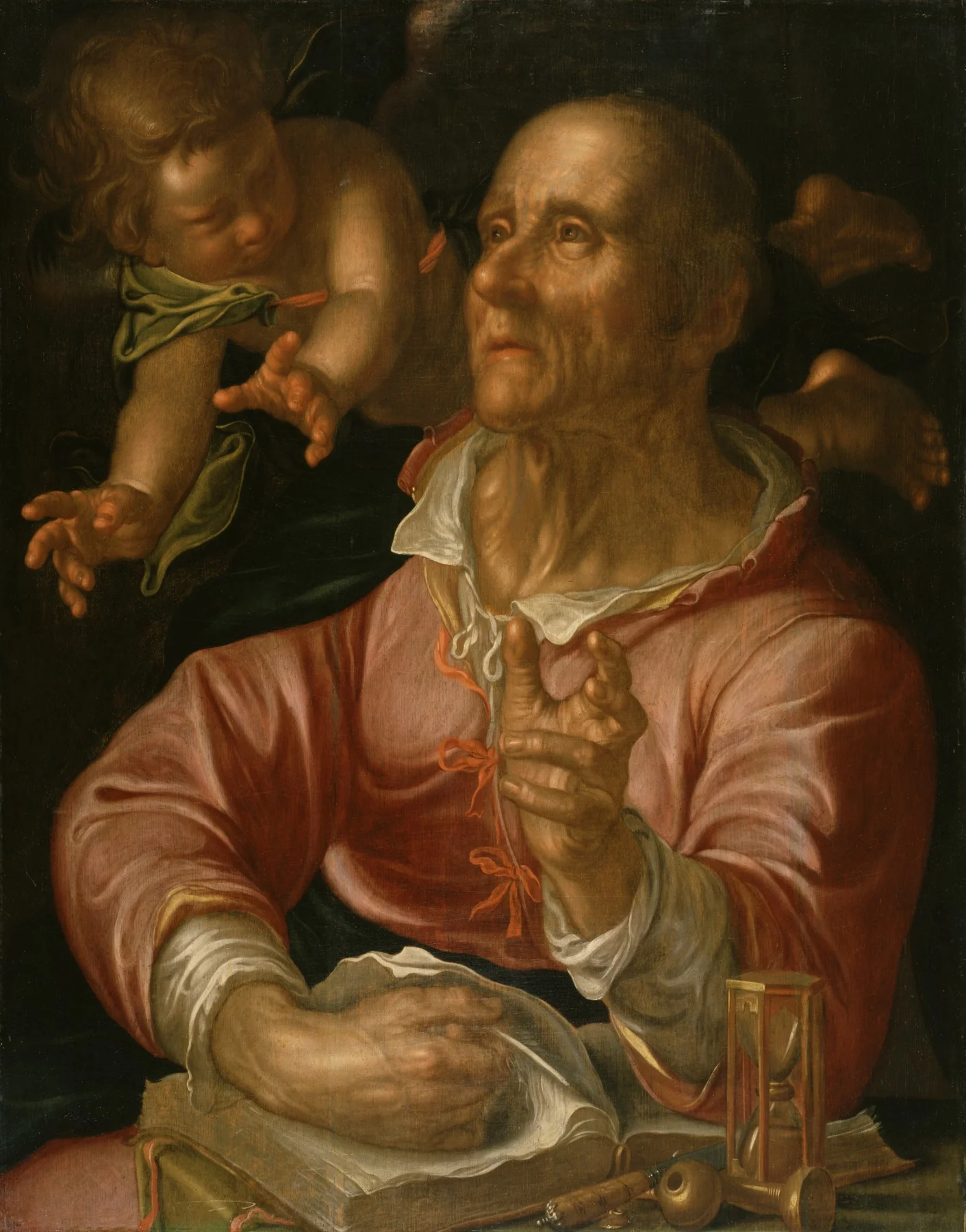 Saint Matthew, by Joachim Wtewael, oil, 1616
