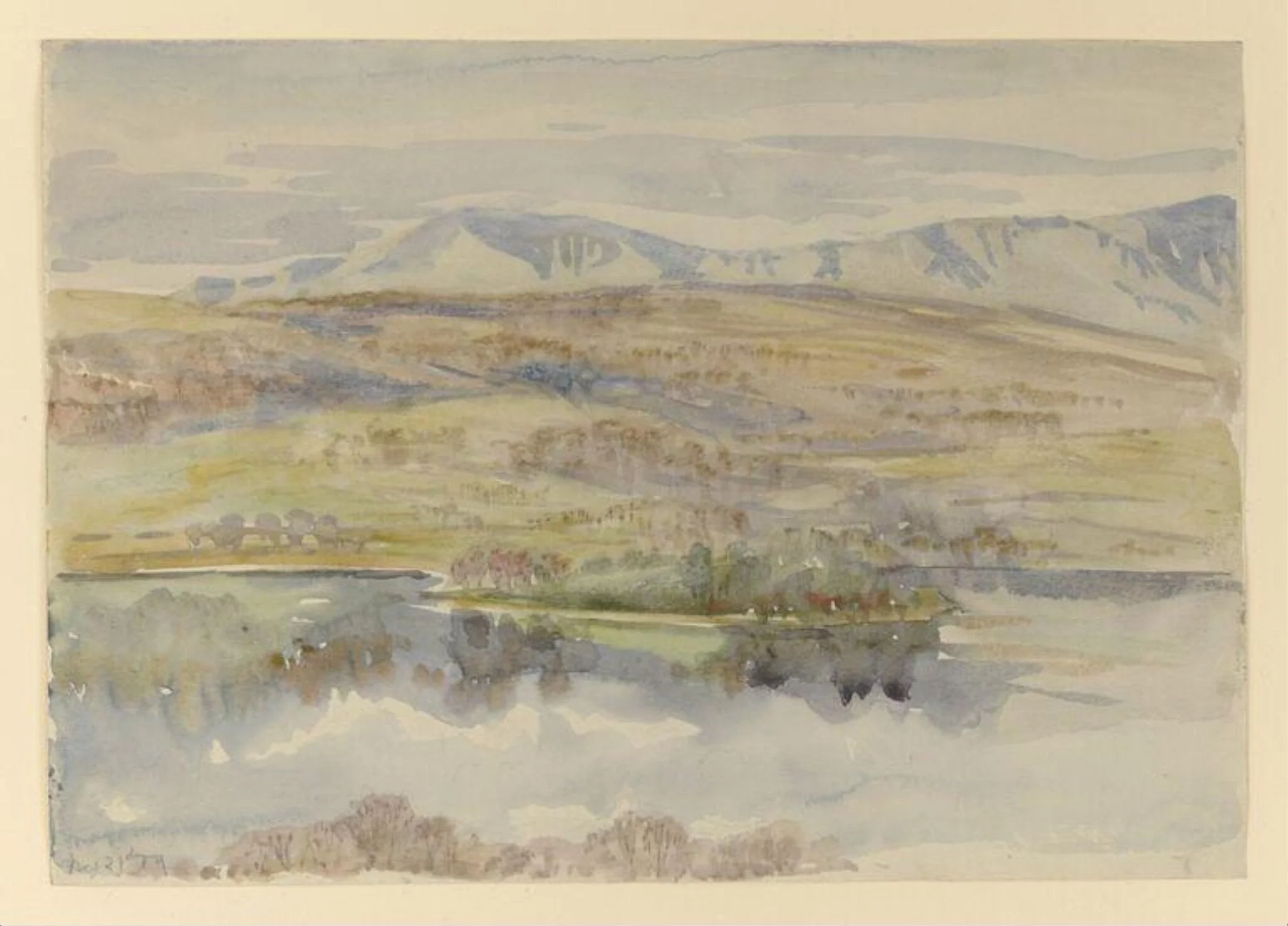 View across Esthwaite Water