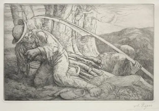 La Mort et le Bûcheron (5th Plate)