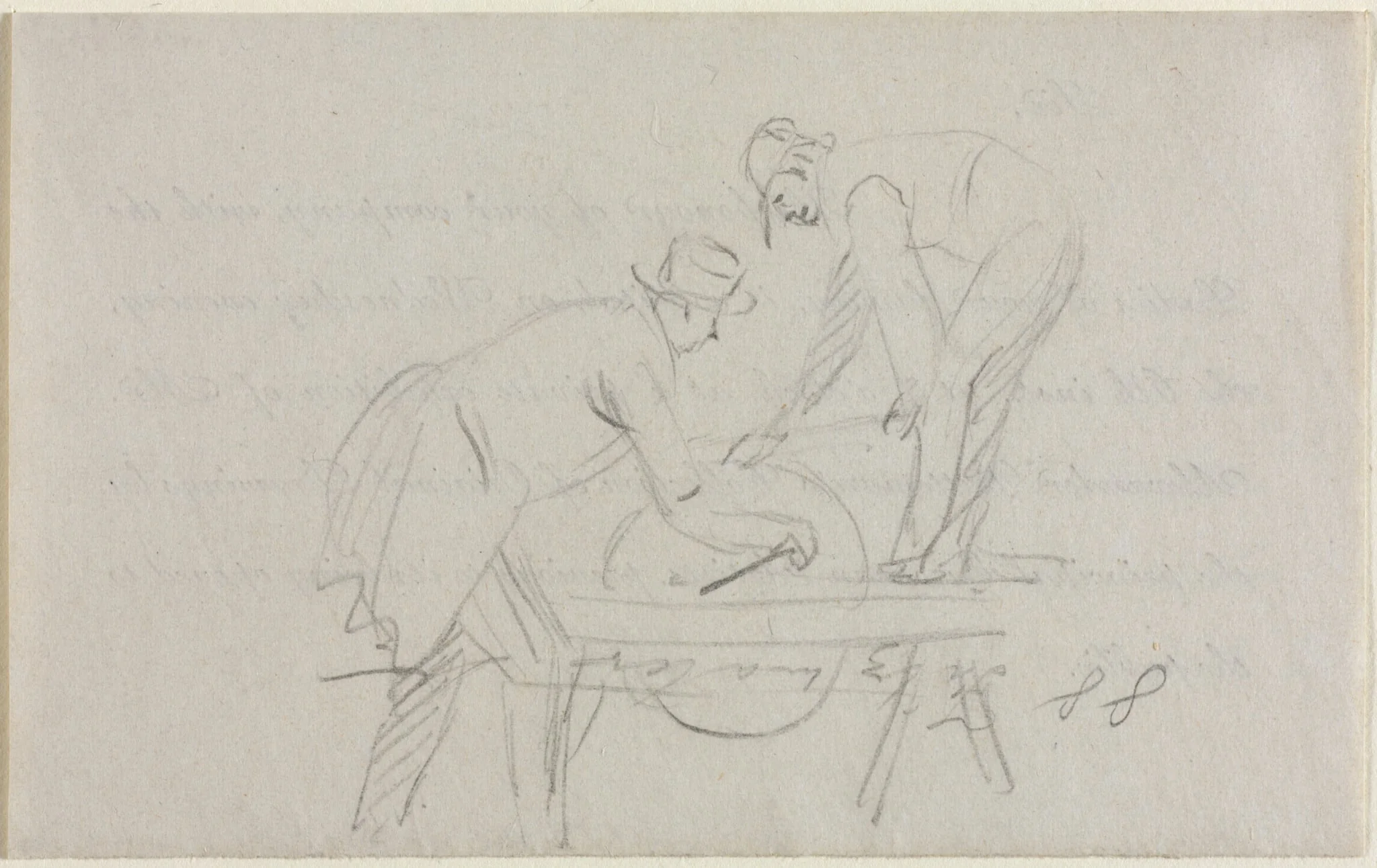 Grinding the Axe, by William Sidney Mount, 1845