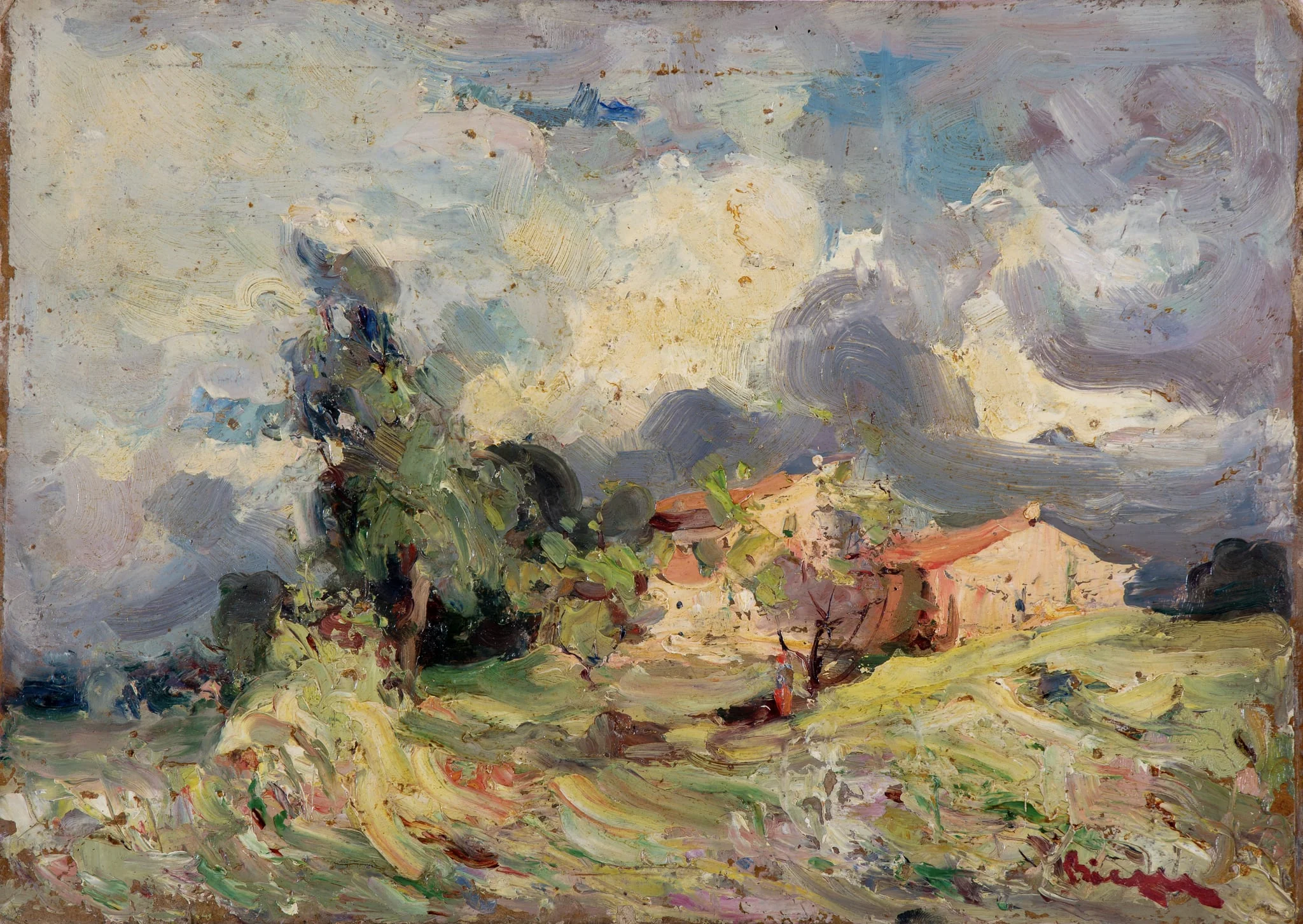 Peisaj în furtună, by Aurel Băeșu, unspecified, 1850