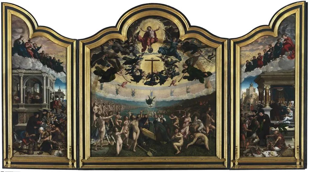 Last Judgement and the seven Acts of Mercy