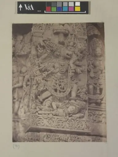 Hindoo Temple Sculptures, Southern India, Hullabeed