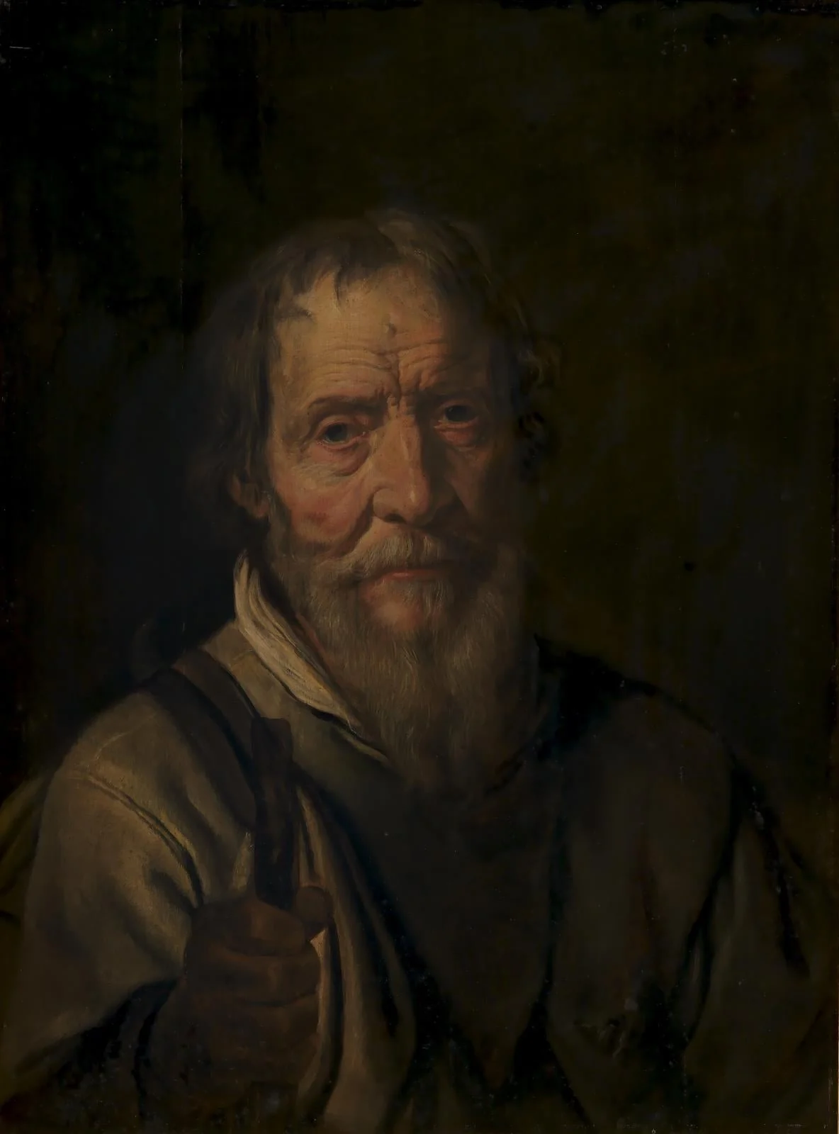 Portrait of an Old Man. Christian Jacobsen Drakenberg (?), by Unknown, unspecified, 1650