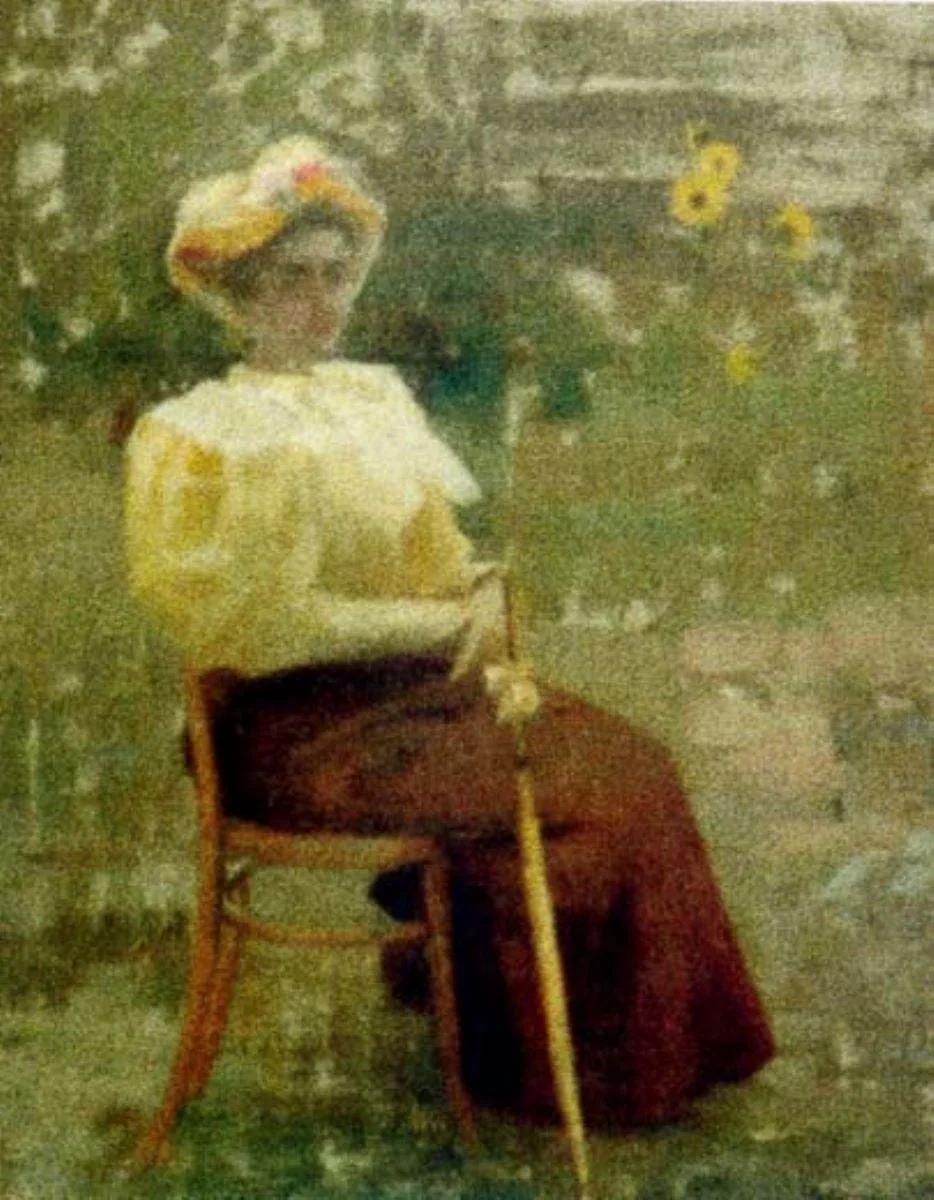 Femeie în grădină, by http://data.europeana.eu/place/38623, unspecified
