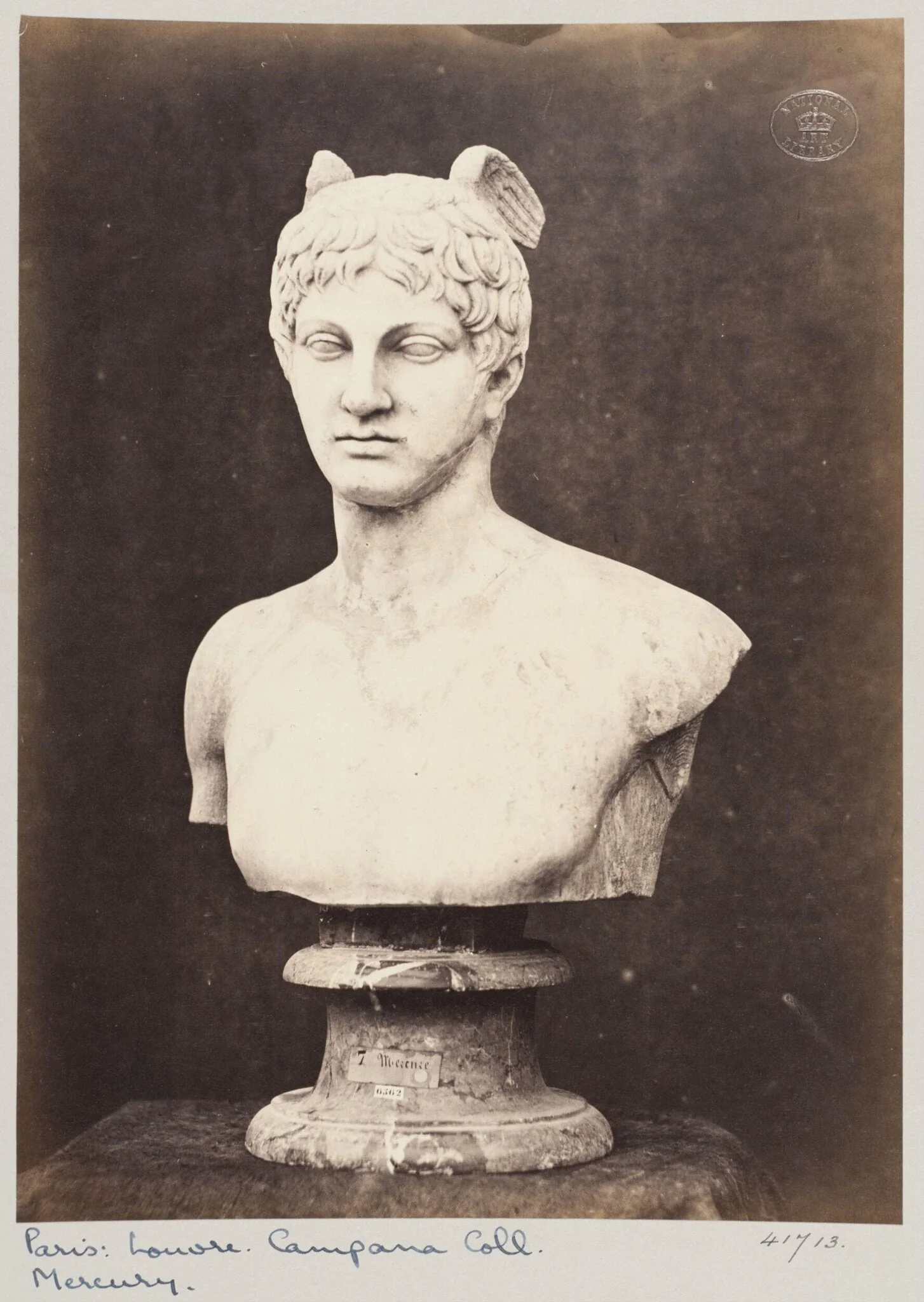 Marble bust of Mercury