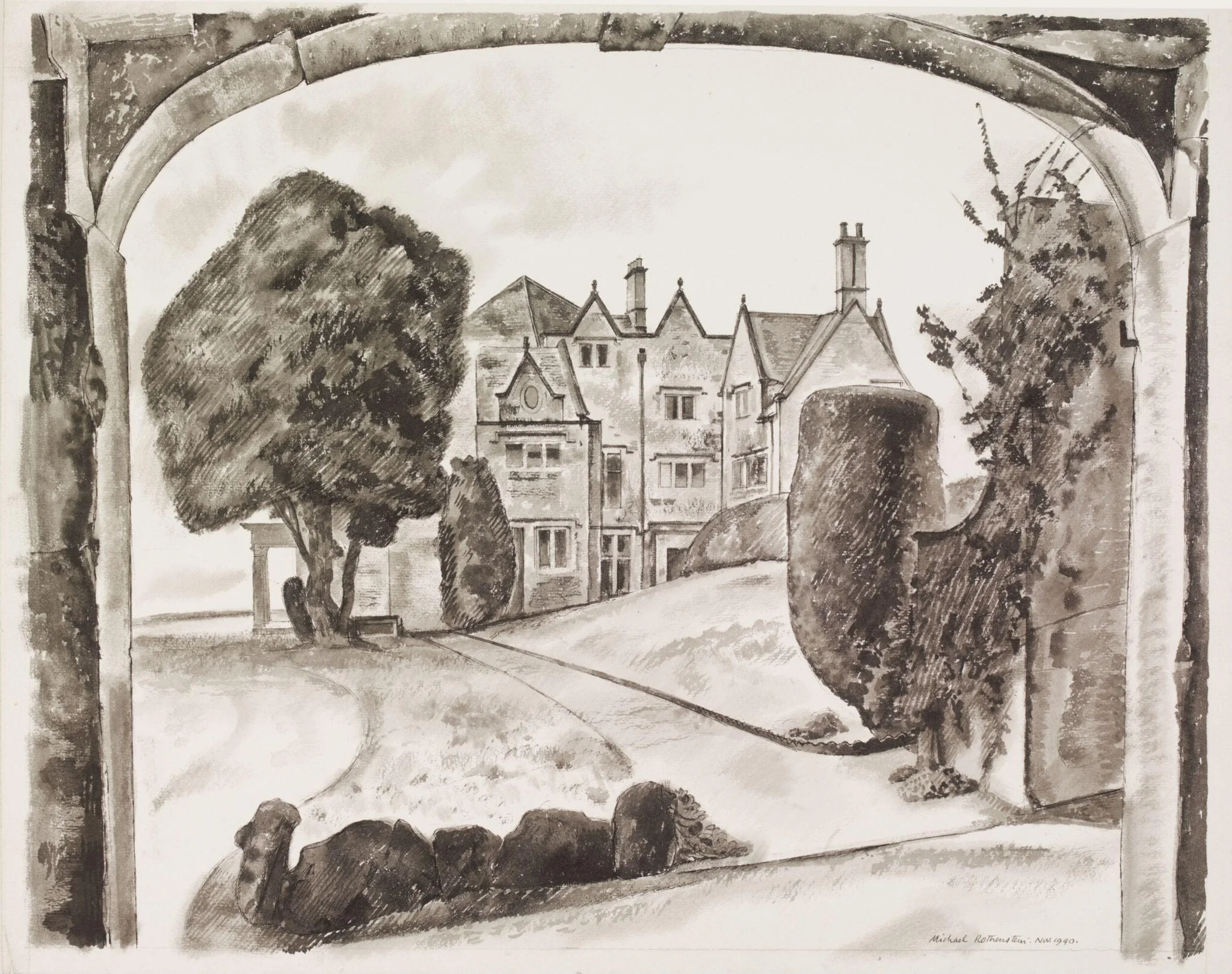 Castle Hall from the Coach House, Painswick