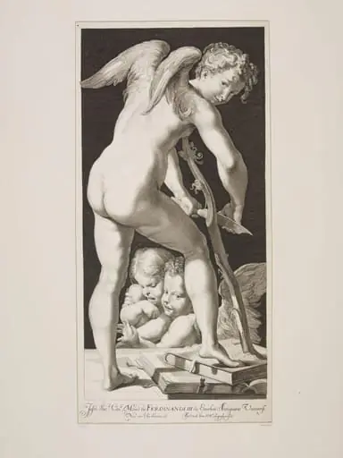 Cupid Cutting His Bow